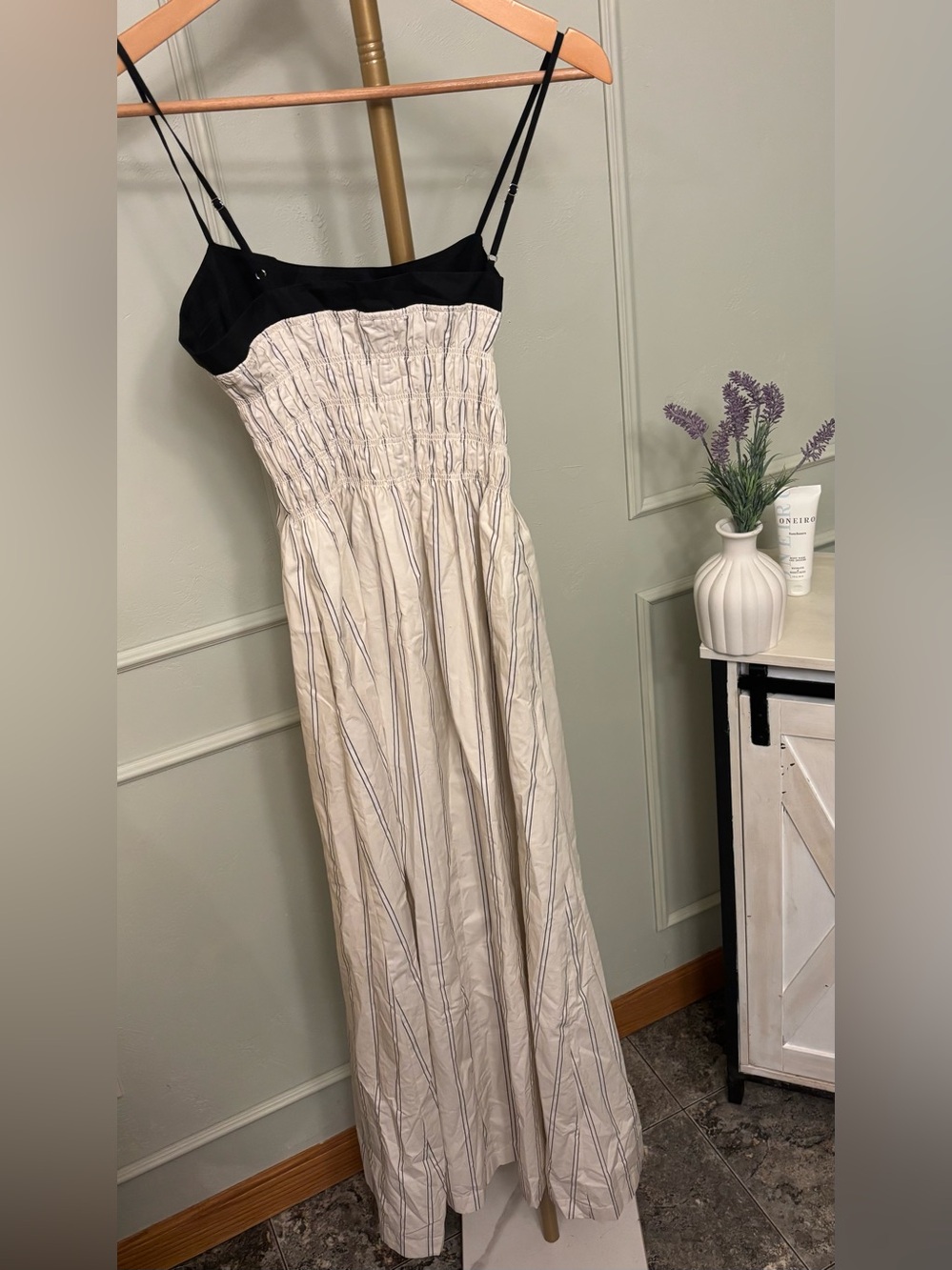 Rails Primrose Pinstripe Cotton Poplin Midi Dress MSRP $268 - Picture 4 of 4